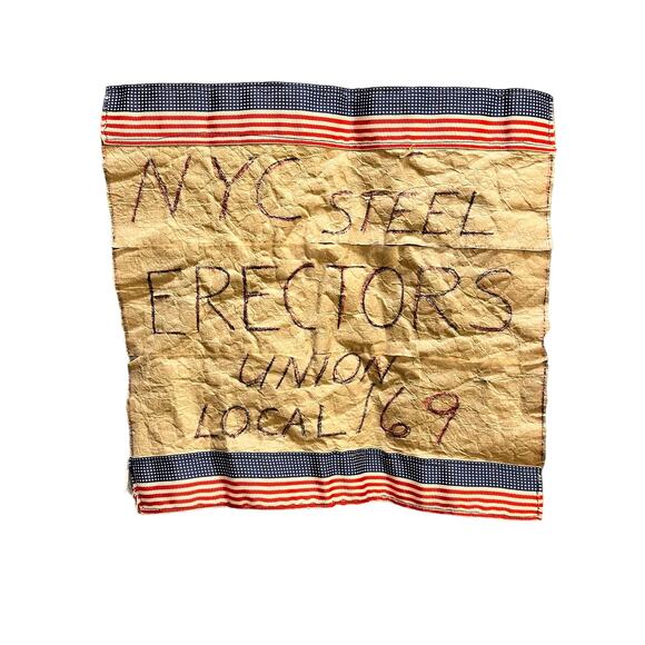 Vintage 80's Levi Union Steel Workers Button Down Sleeveless Shirt Large - Picture 10 of 10